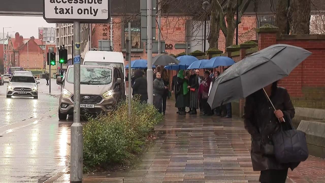 Family of Nottingham stabbing victims arrive at court