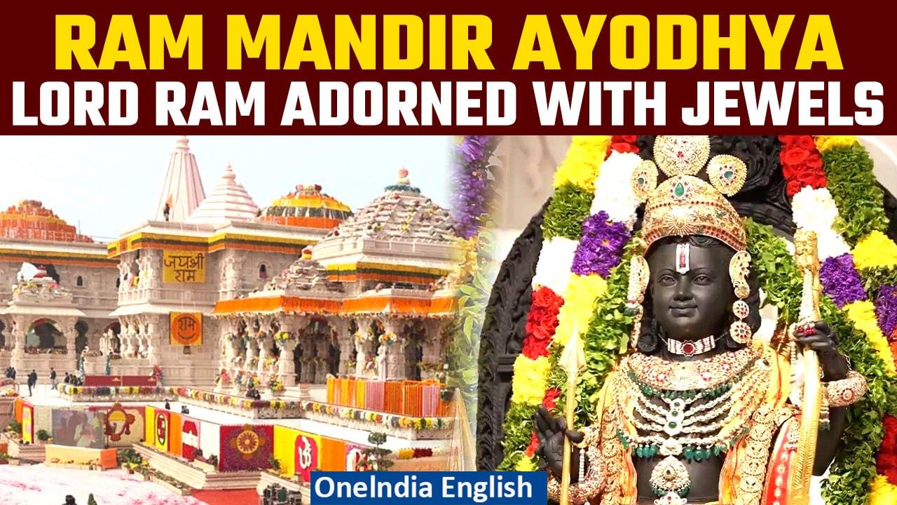 Ayodhya Ram Mandir: Emeralds and diamonds adorn Ram Lalla's magnificent idol