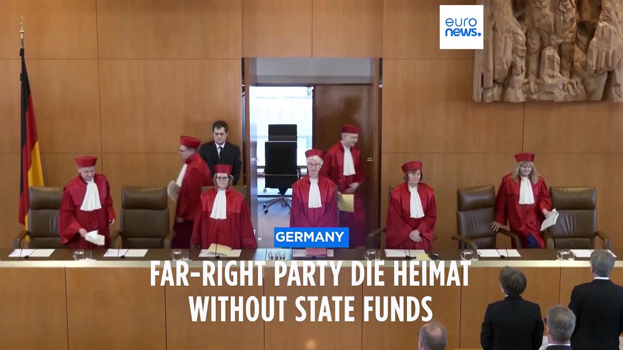 Germany's top court rules far-right party's ideology makes it ineligible for funding
