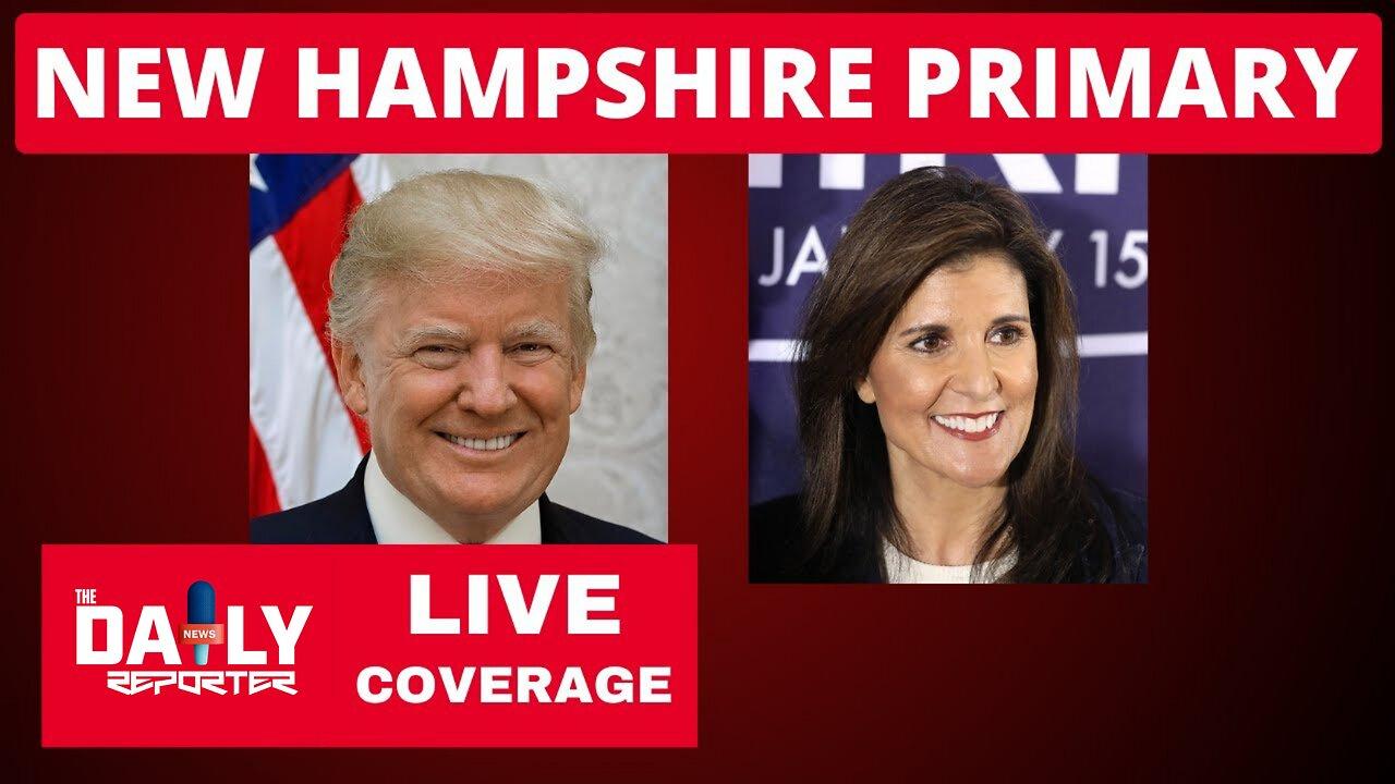 🔴WATCH: New Hampshire Primary - LIVE Haley & Trump Rallies, First Votes at Midnight
