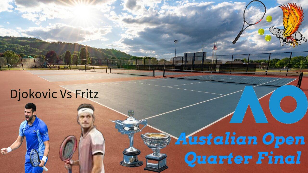Australian Open: Novak Djokovic Vs Taylor Fritz Quarter Final