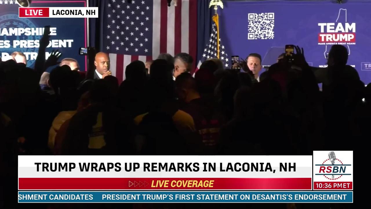 FULL EVENT: President Trump to Deliver Remarks in Laconia, New Hampshire - 1/22/24