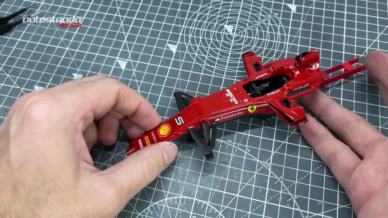 I built a Ferrari Formula 1 racecar - 1/20 2017 Ferrari F1 SF70H