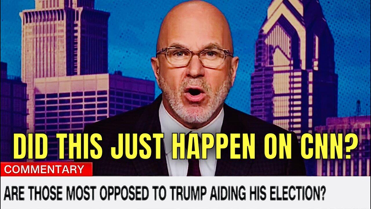 WOW! CNN just admitted they & those most opposed to TRUMP are aiding his ELECTION! 😮
