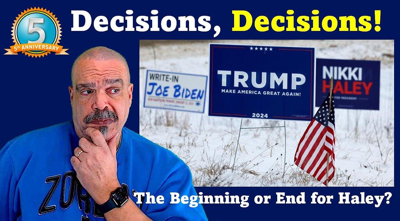 The Morning Knight LIVE! No. 1212- Decisions, Decisions!