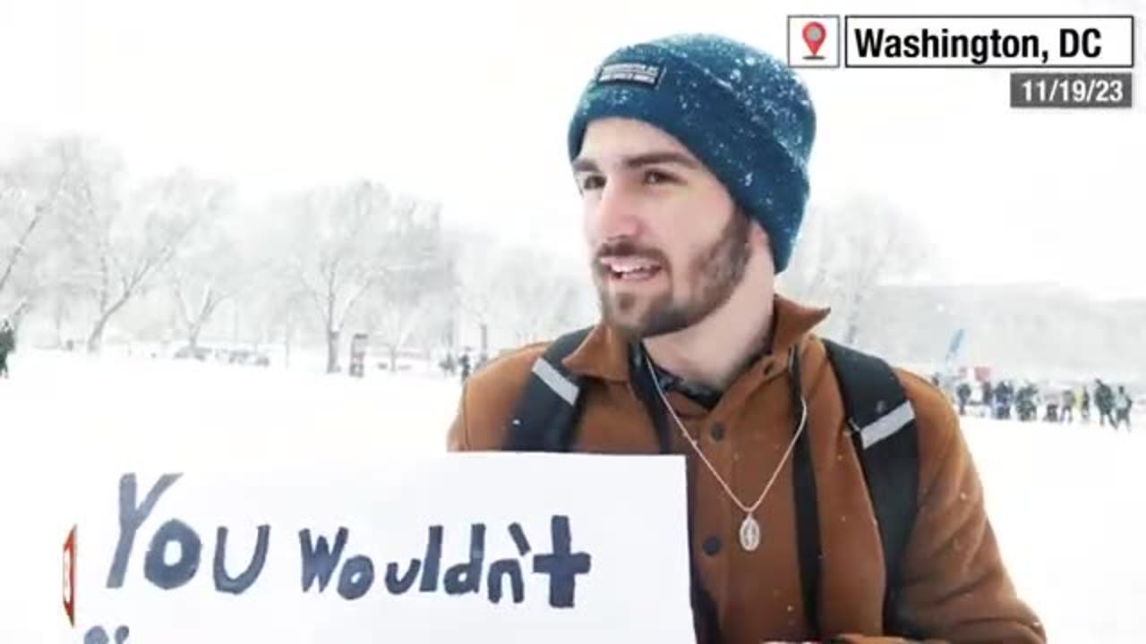 “You Wouldn’t Rip Up a Developing Polaroid”: Pro-Life Activist Brings Unique Sign to March for Life