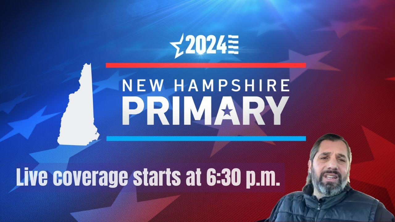 New Hampshire primary live coverage starts at 6:30 p.m.