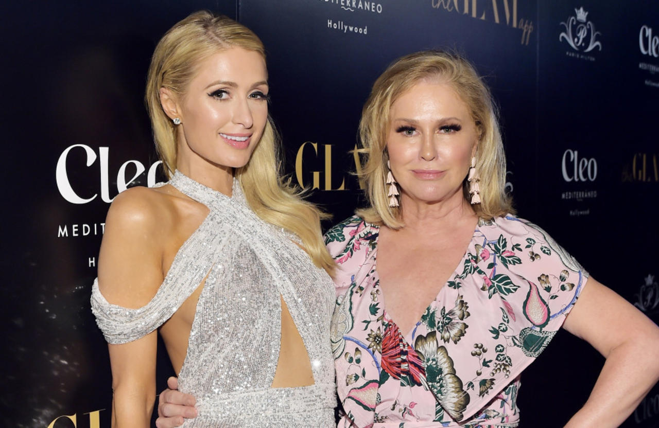 Kathy Hilton taught daughter Paris how to change diapers