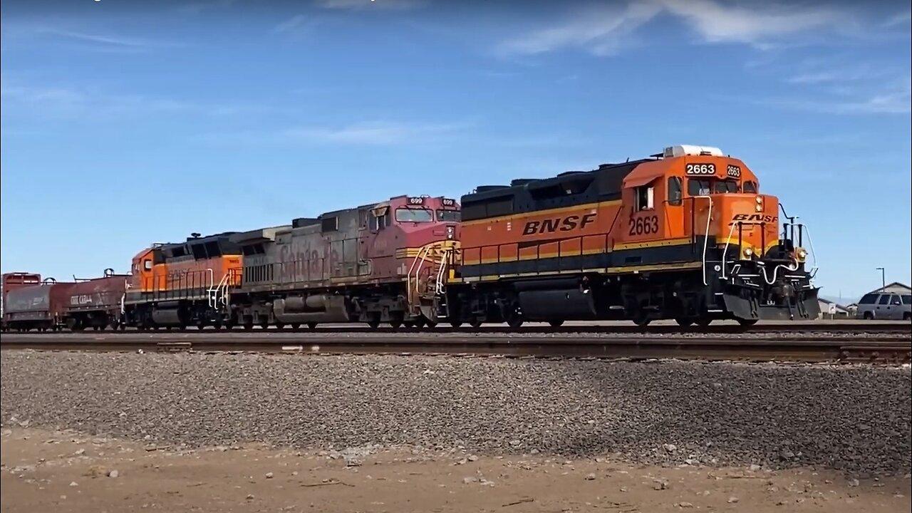 Railfanning the BNSF Phoenix Sub: A Friendly Horn, Peoria, AZ 2-28-2022