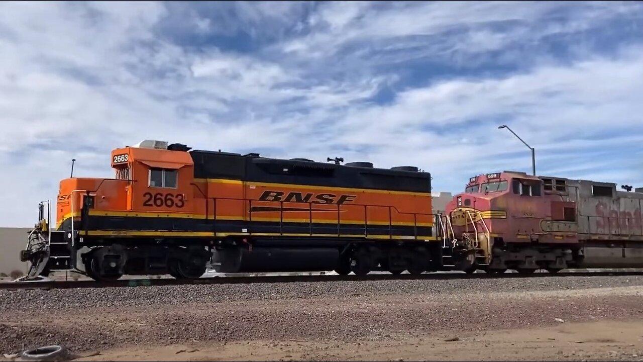 Railfanning the BNSF Phoenix Sub: Manifest Squealing Brakes, Peoria, AZ 2-28-2022