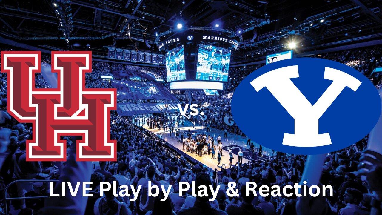 #4 Houston Cougars vs #21 BYU Cougars NCCA MEN'S BASKETBALL LIVE Play by Play & Reaction