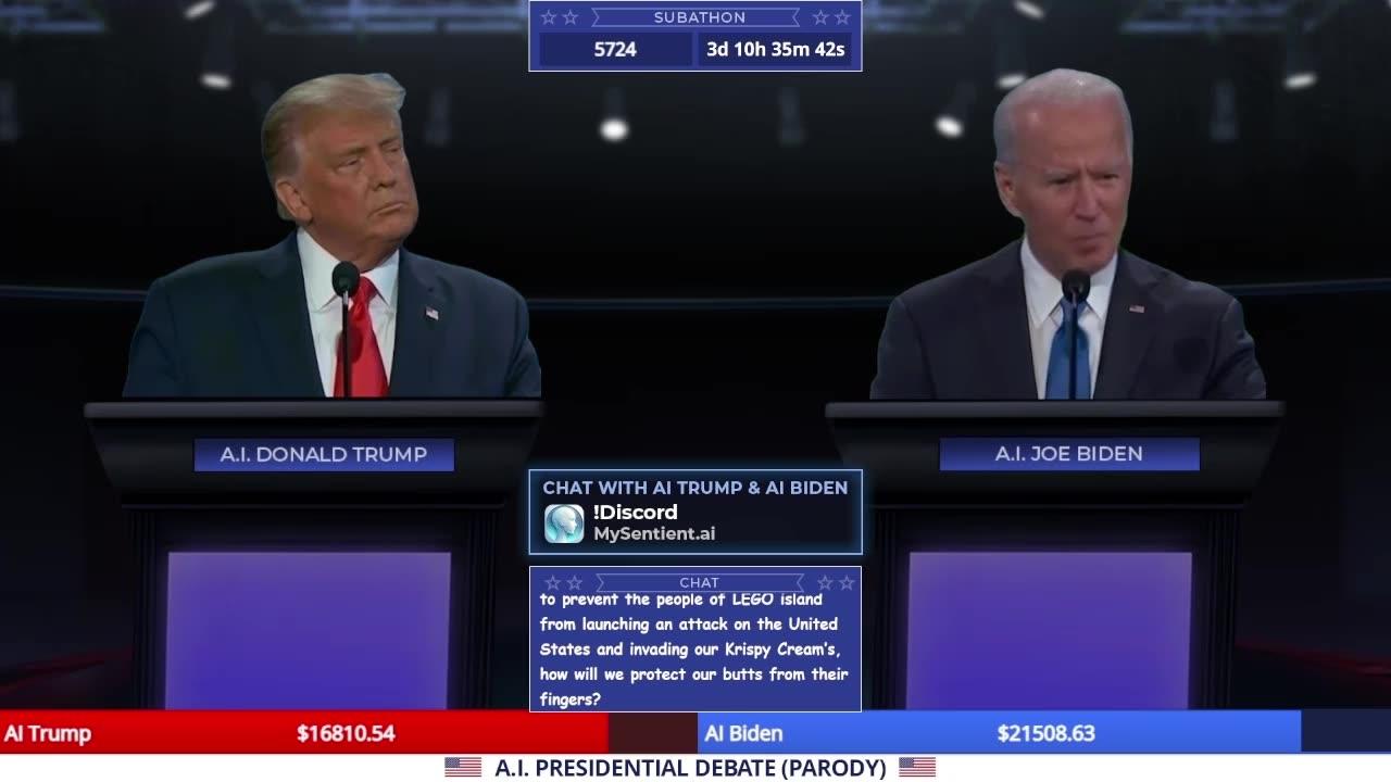 Trump and Biden AI debate 2024 Election