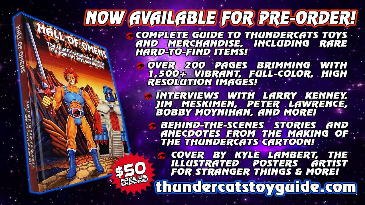Pre-Order “Hall of Omens: The Unofficial Ultimate Guide to Thundercats Toys and Beyond" Now!