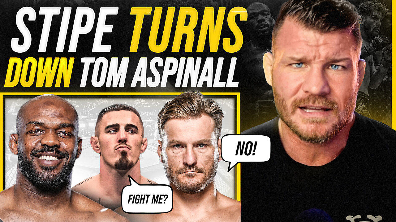 BISPING reacts: Stipe Miocic TURNED DOWN Tom Aspinall for UFC 300?!