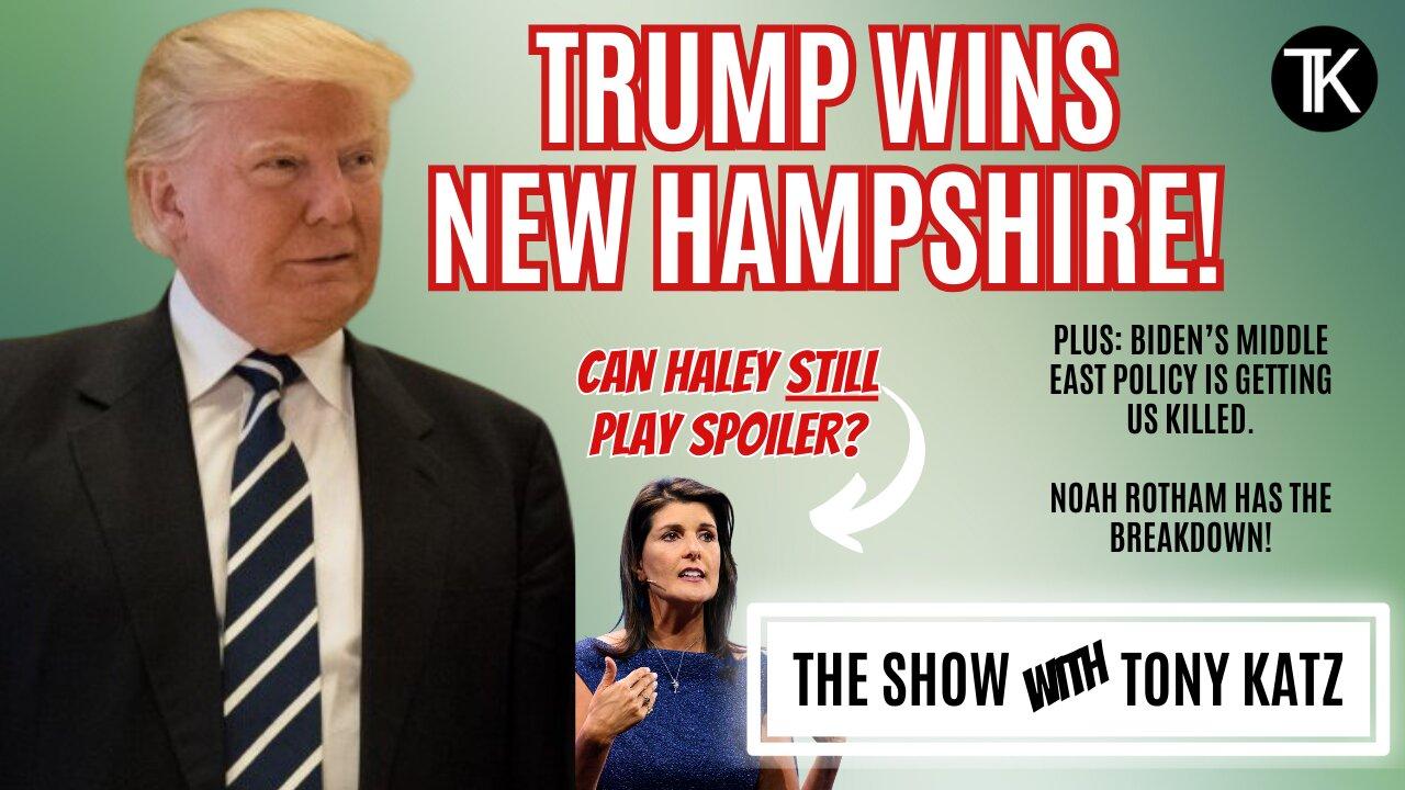 Trump Takes New Hampshire, Yet Haley Remains