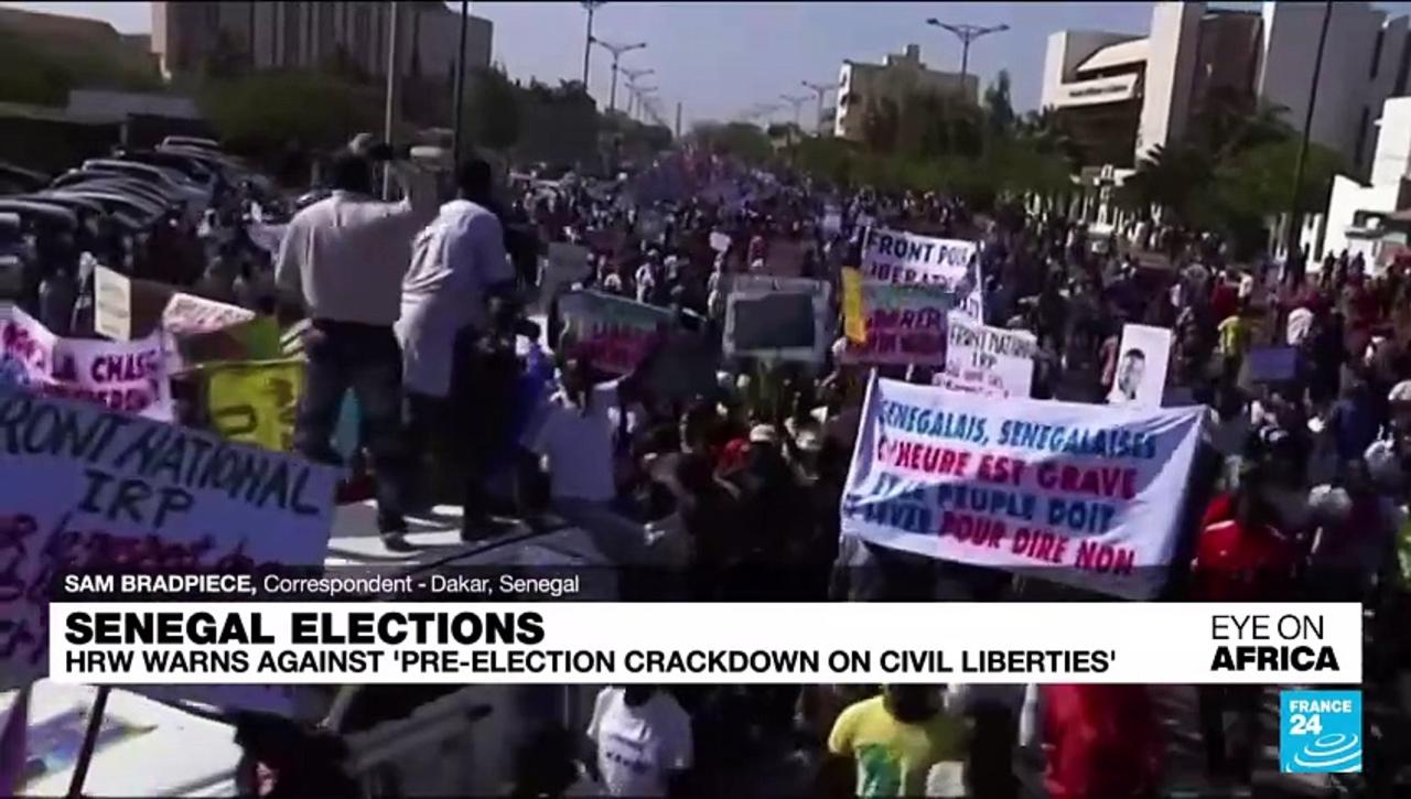 Human Rights Watch warns of Senegal repression ahead of elections