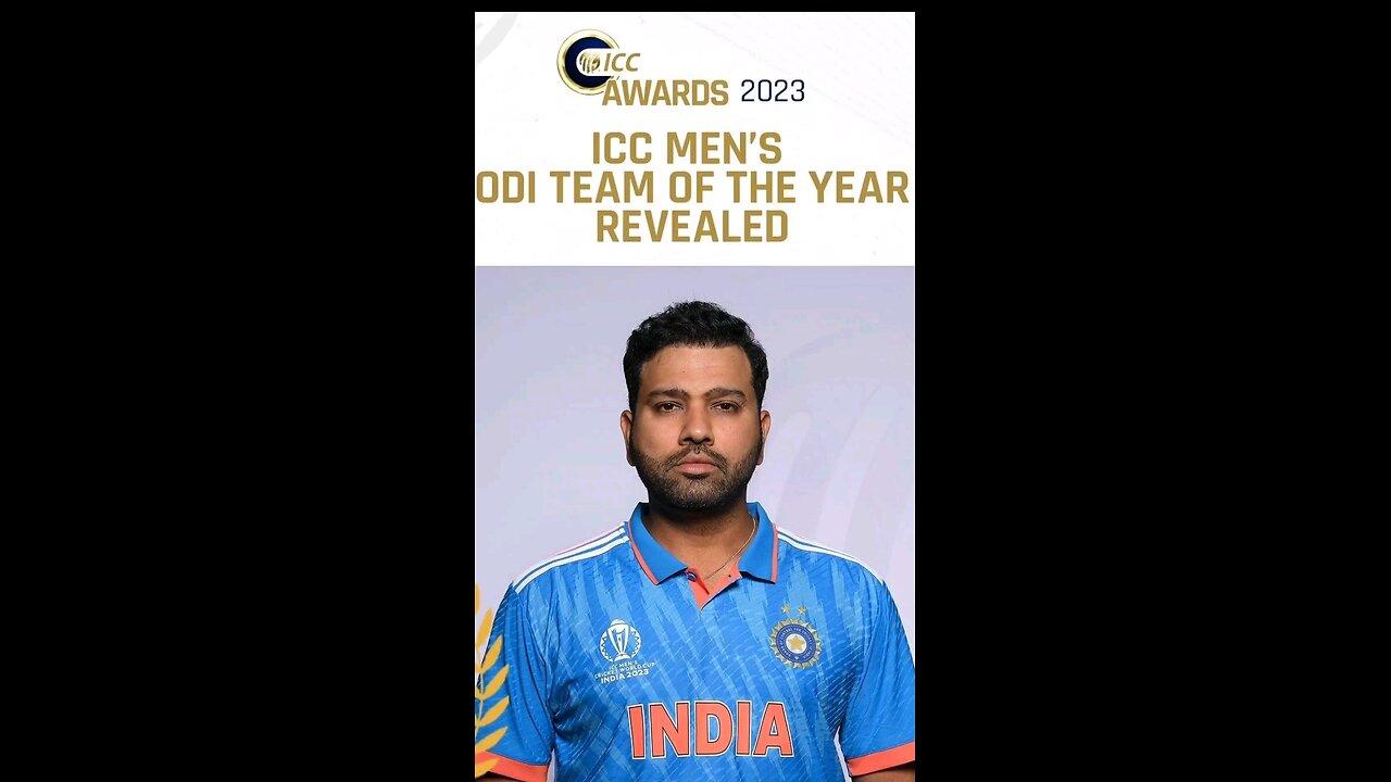ICC ODI टीम की मिली रोहित को कप्तानी,इंडिया के 6 खिलाड�