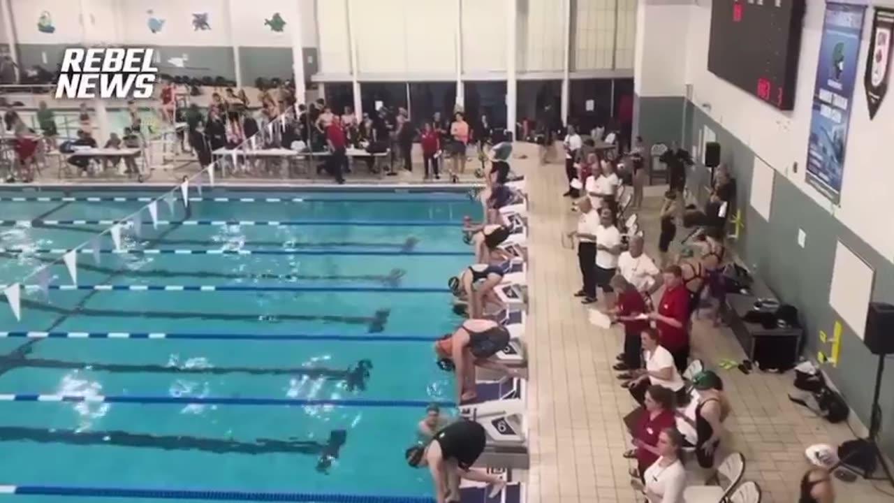 Fifty-Year-Old Male Who Identifies As A 15-Year-Old Girl Is Welcomed On The Girls' Swim Team
