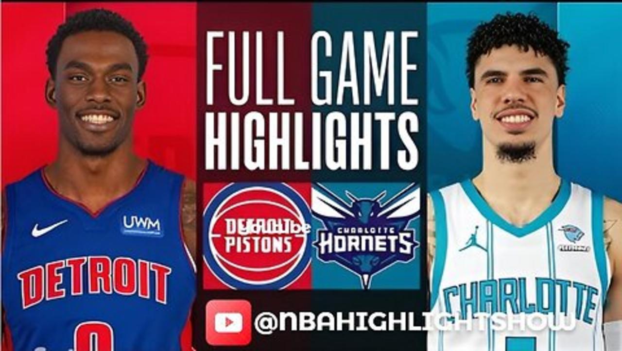 Charlotte Hornets vs Detroit Pistons Full Game Highlights | Jan 24 | 2024 NBA Season