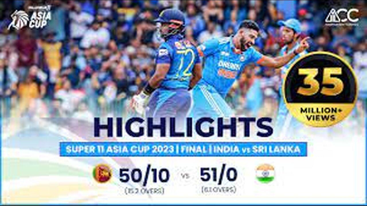 Super11 Asia Cup 2023 | Final | India vs Sri Lanka | Sports Ground