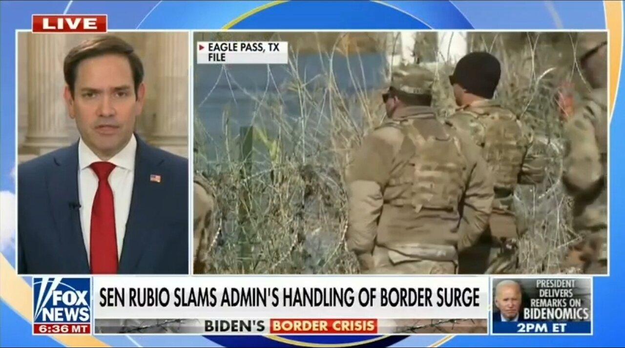 Sen Marco Rubio: Biden Can Secure The Border RIGHT NOW