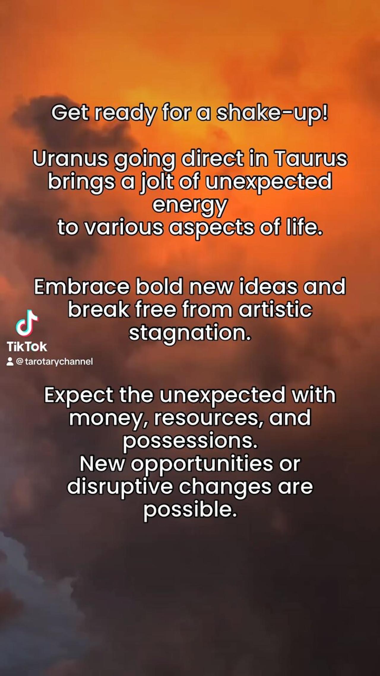 Uranus Direct 27Th Jan To 1St Sept 2024 Go Go Go Zodiac Forecast For All 12 Signs - 2uwa1v6