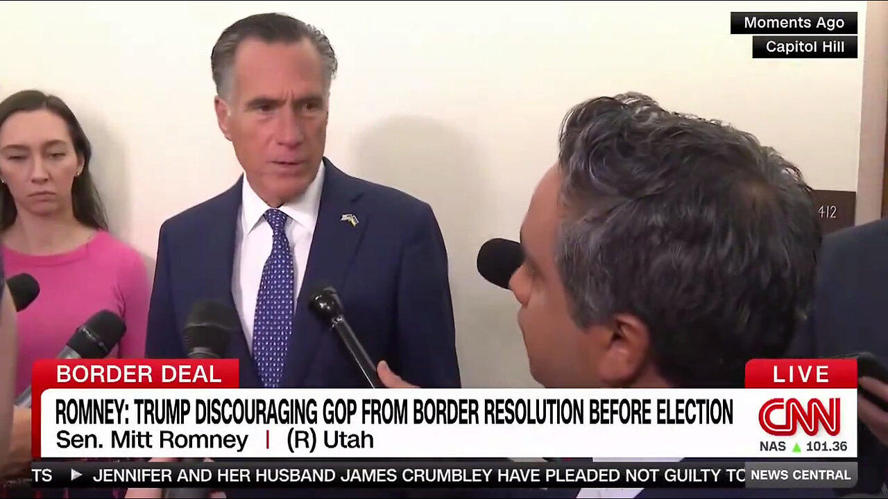 Romney Blames Trump, Not Biden, for the Invasion at the Southern Border