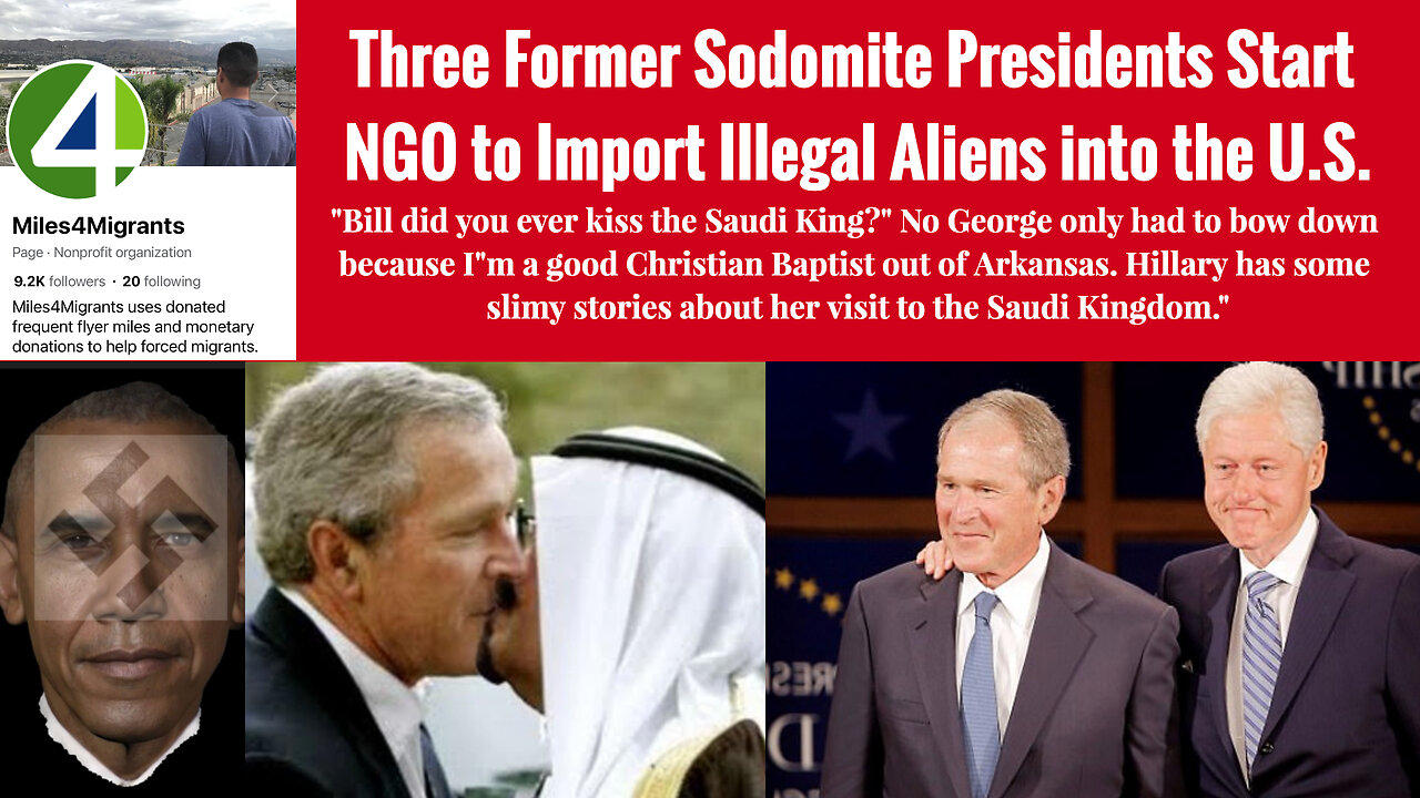 Three Former Presidents Start NGO to Import Illegal Aliens into the U.S.