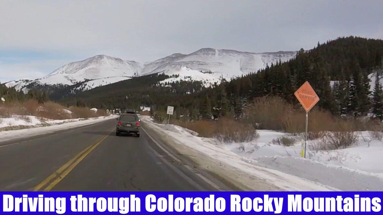 Driving through Colorado Rocky Mountains (GoPro)