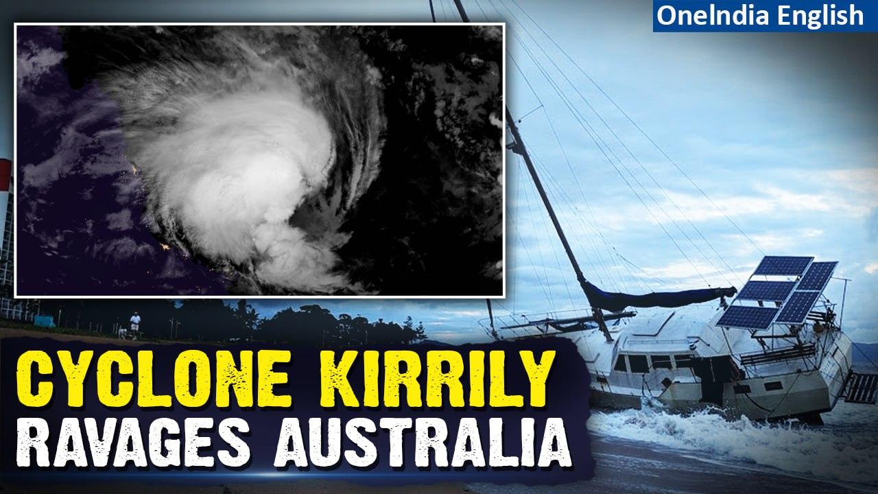 Cyclone Kirrily hits Australia's Queensland: Major power blackout amid heavy rainfall | Oneindia