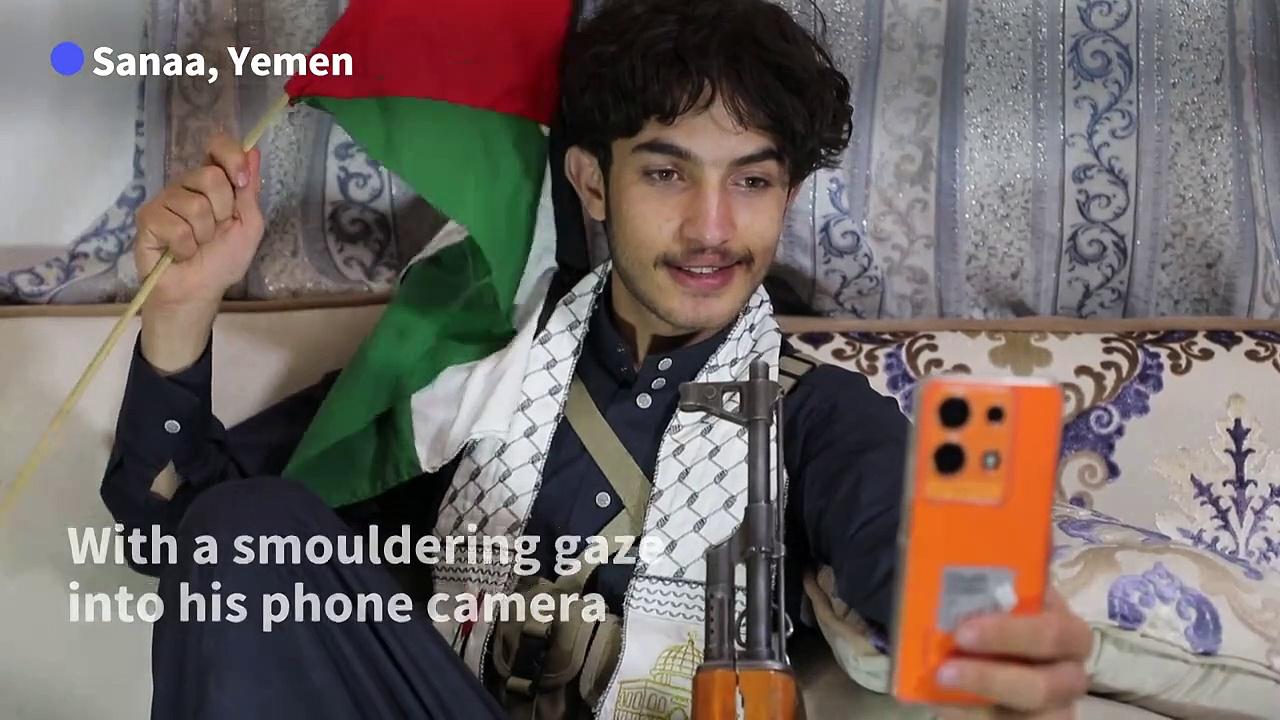 'Tim-Huthi Chalamet': handsome TikToker spreads Yemen rebels' message