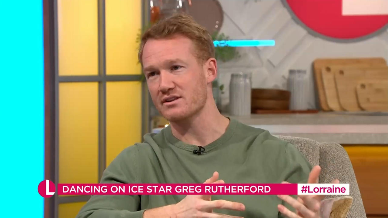 Dancing on Ice's Greg Rutherford worried he broke his hip after fall