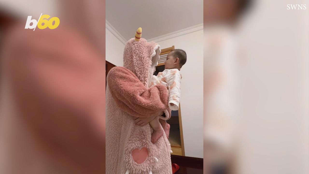 Baby Duped By Dad For a Cuddle