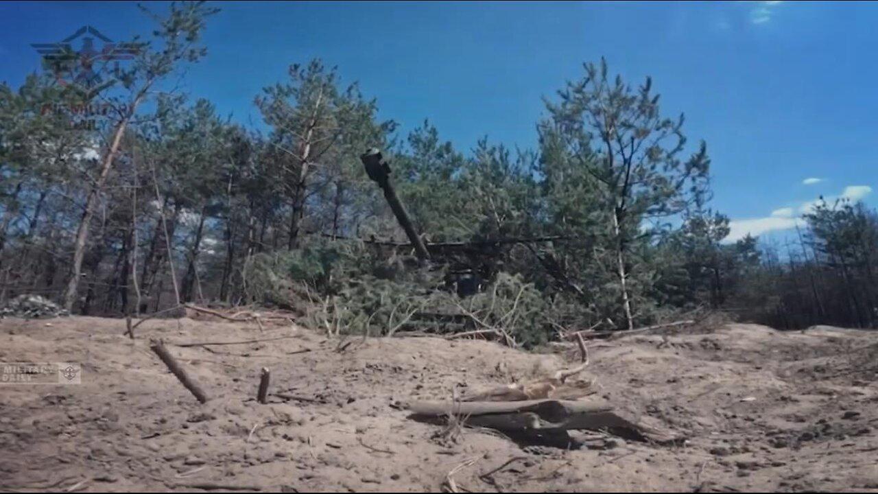 Russian Lancet Drones blows up NATO supplied howitzers in Ukraine