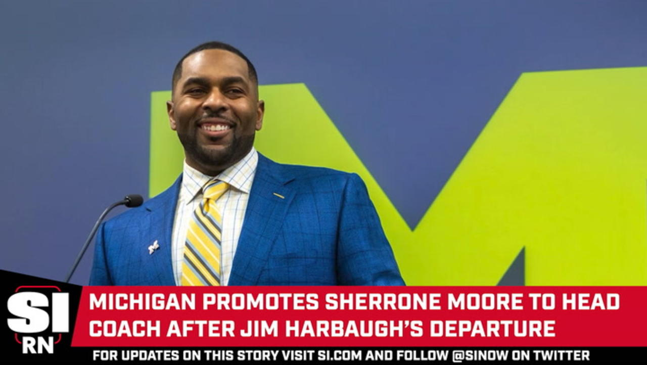 Michigan Promotes Sherrone Moore to Head Coach After Jim Harbaugh’s Departure