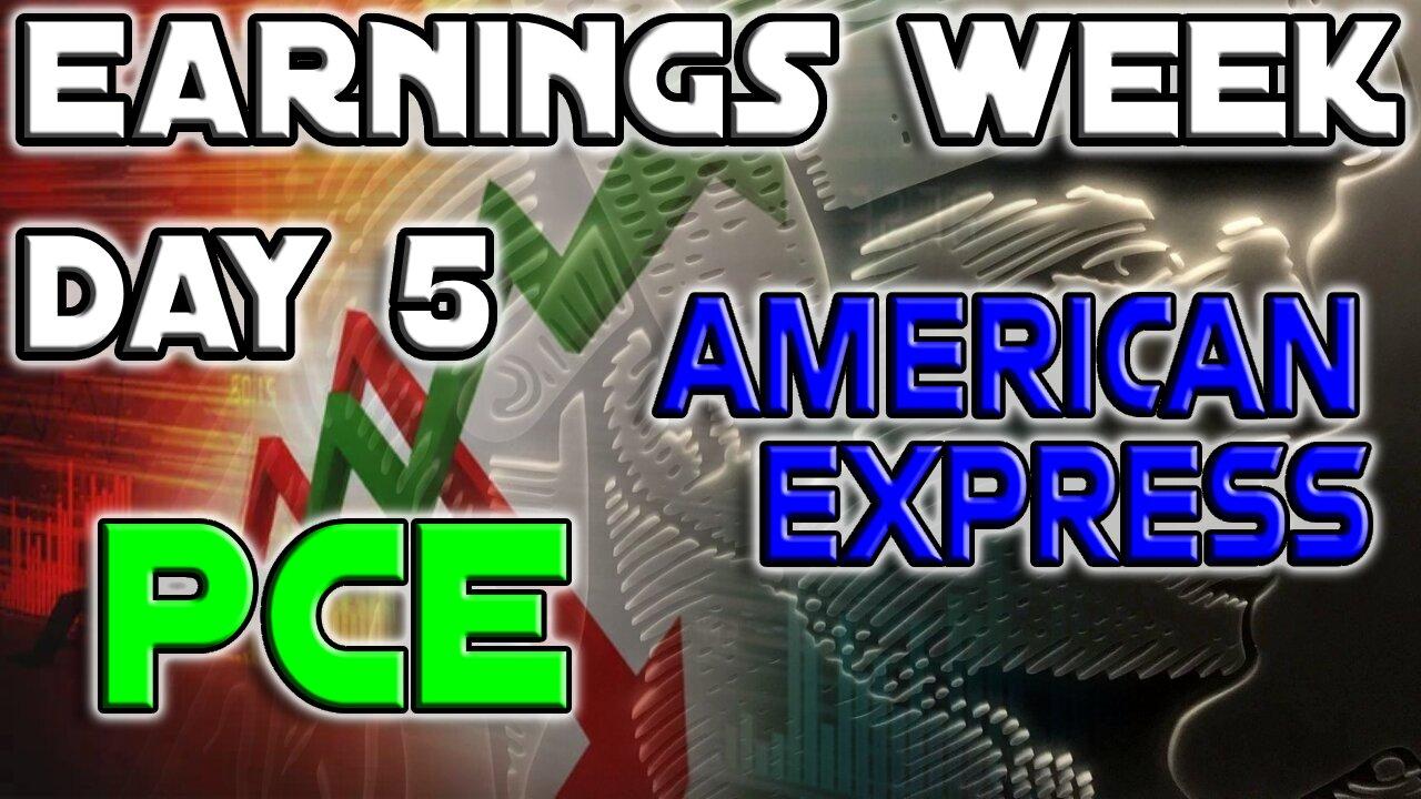 PCE Inflation Rise-Will CUTS Happen? | Earnings Day 5 | Q4, 2023 Earnings $AXP