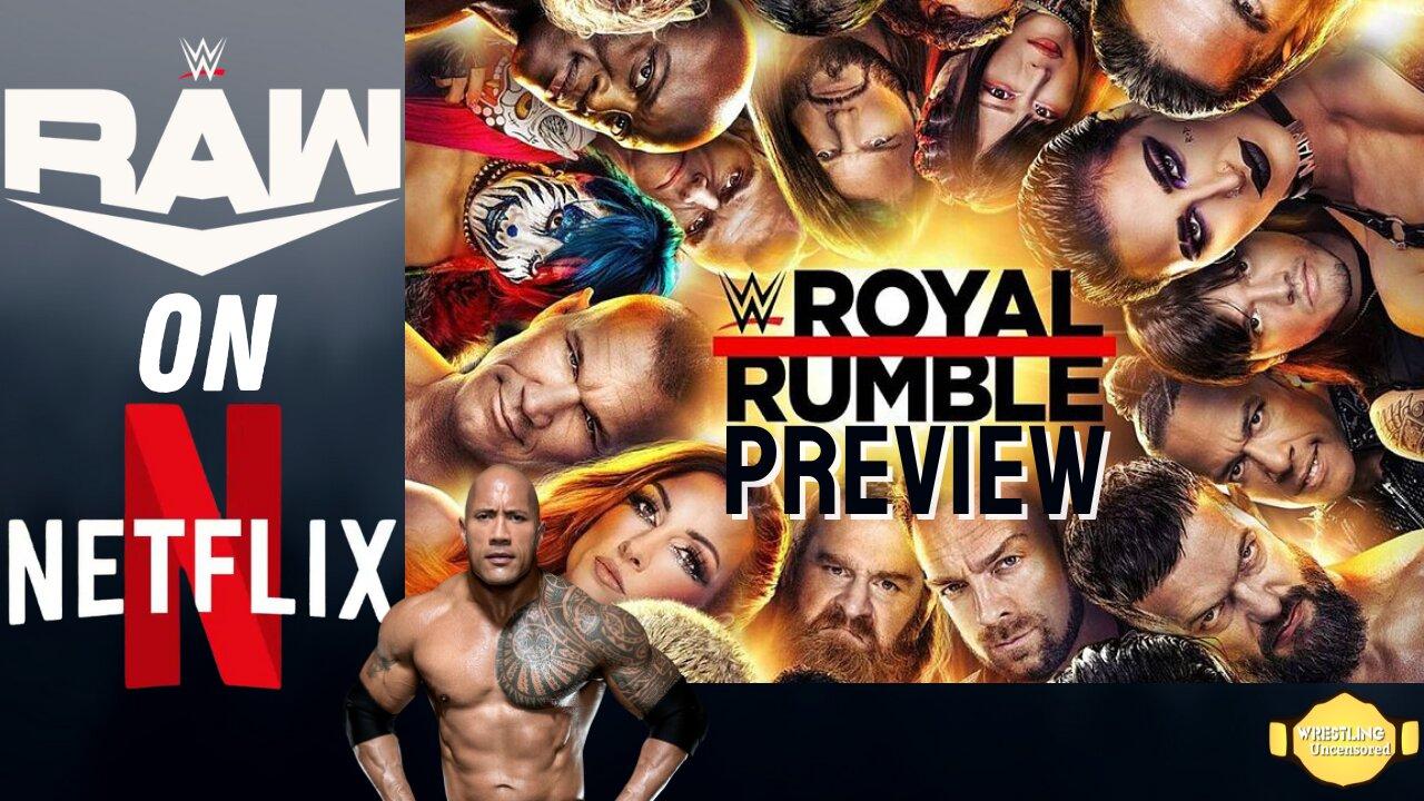 Royal Rumble Preview  | WWE RAW on Netflix | Vince Scandal | LIVE🟥