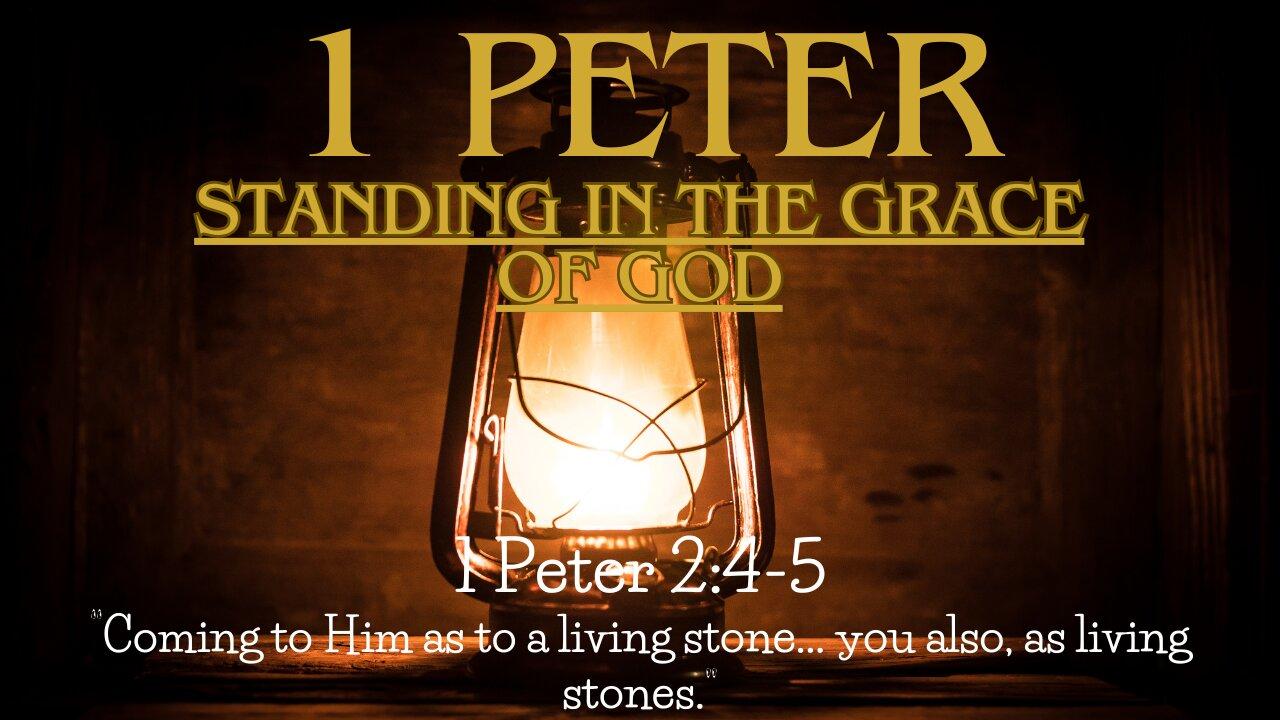 1 Peter 2:4-5  “Coming to Him as to a living stone... you also, as living stones.”