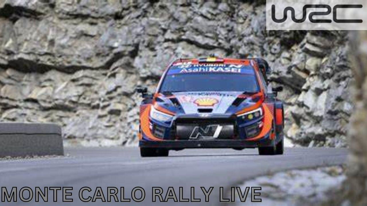 WRC RALLY MONTE CARLO 2024 - LIVE TIMING & COMMENTARY