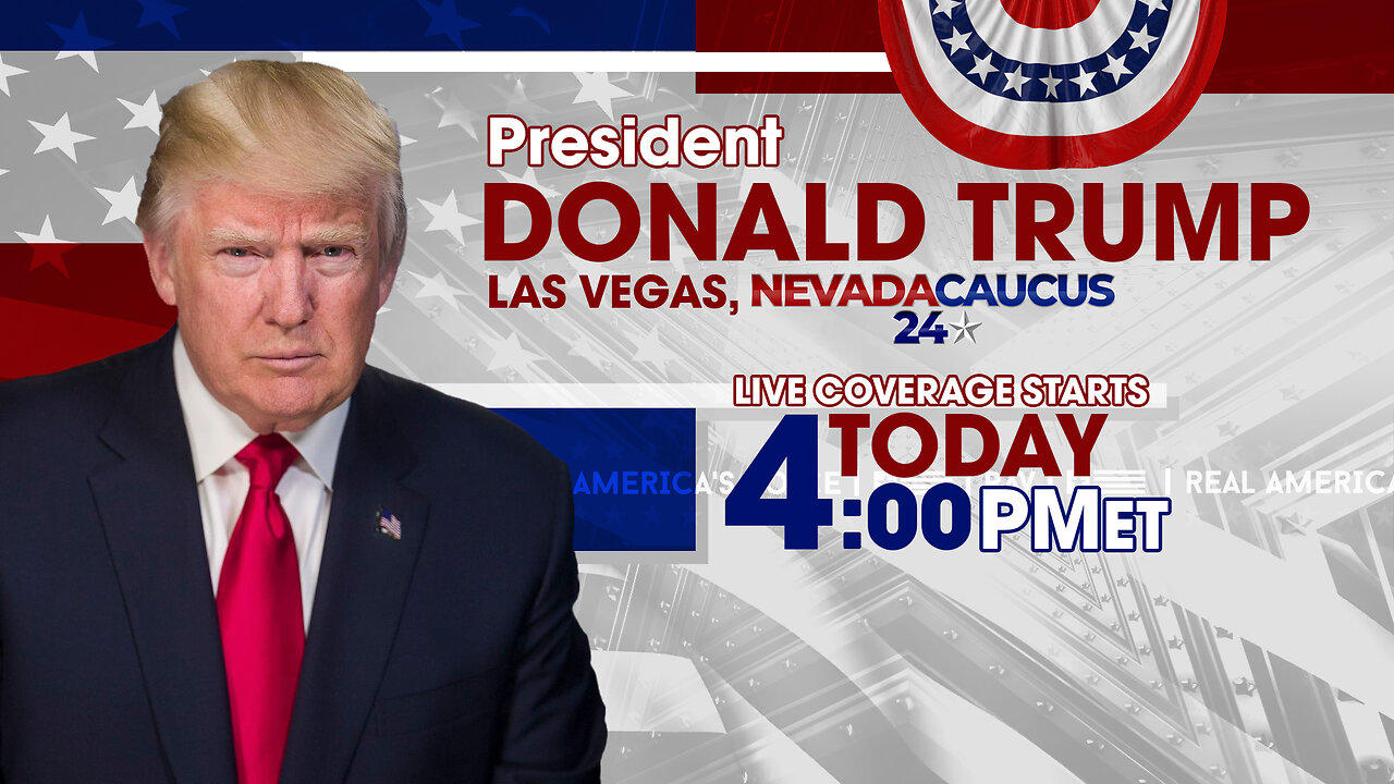 PRESIDENT TRUMP IN LAS VEGAS NEVADA AT THE COMMIT TO CAUCUS RALLY