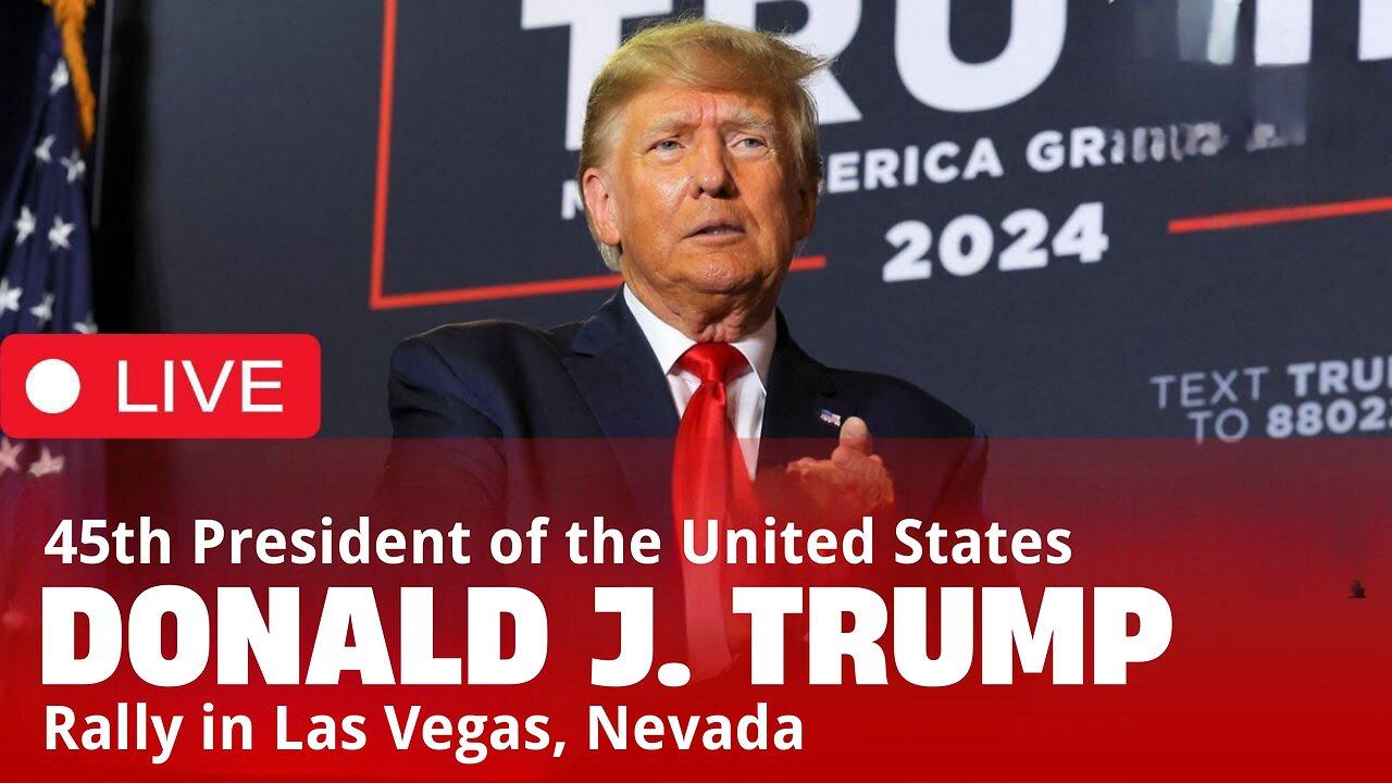🔴 LIVE: President Trump Rally in Las Vegas, Nevada 01/27/2024
