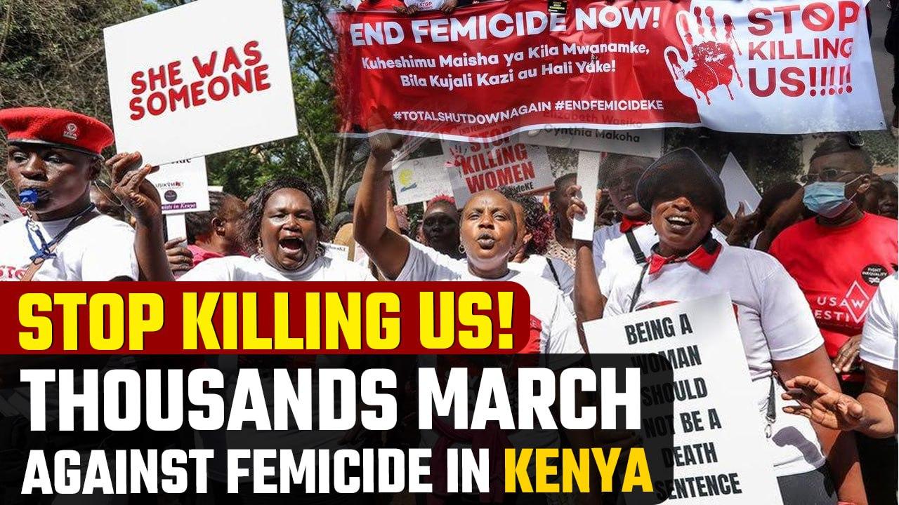 Kenya: Thousands join protests against femicide in Kenya after rise in killings | Oneindia