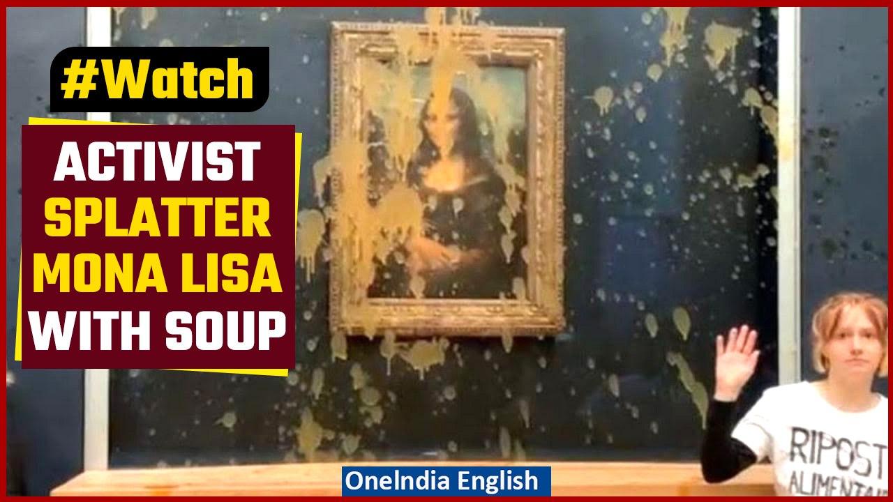 Paris Protests: Activists throw soup at glass-protected Mona Lisa amid farmers' protest | Oneindia