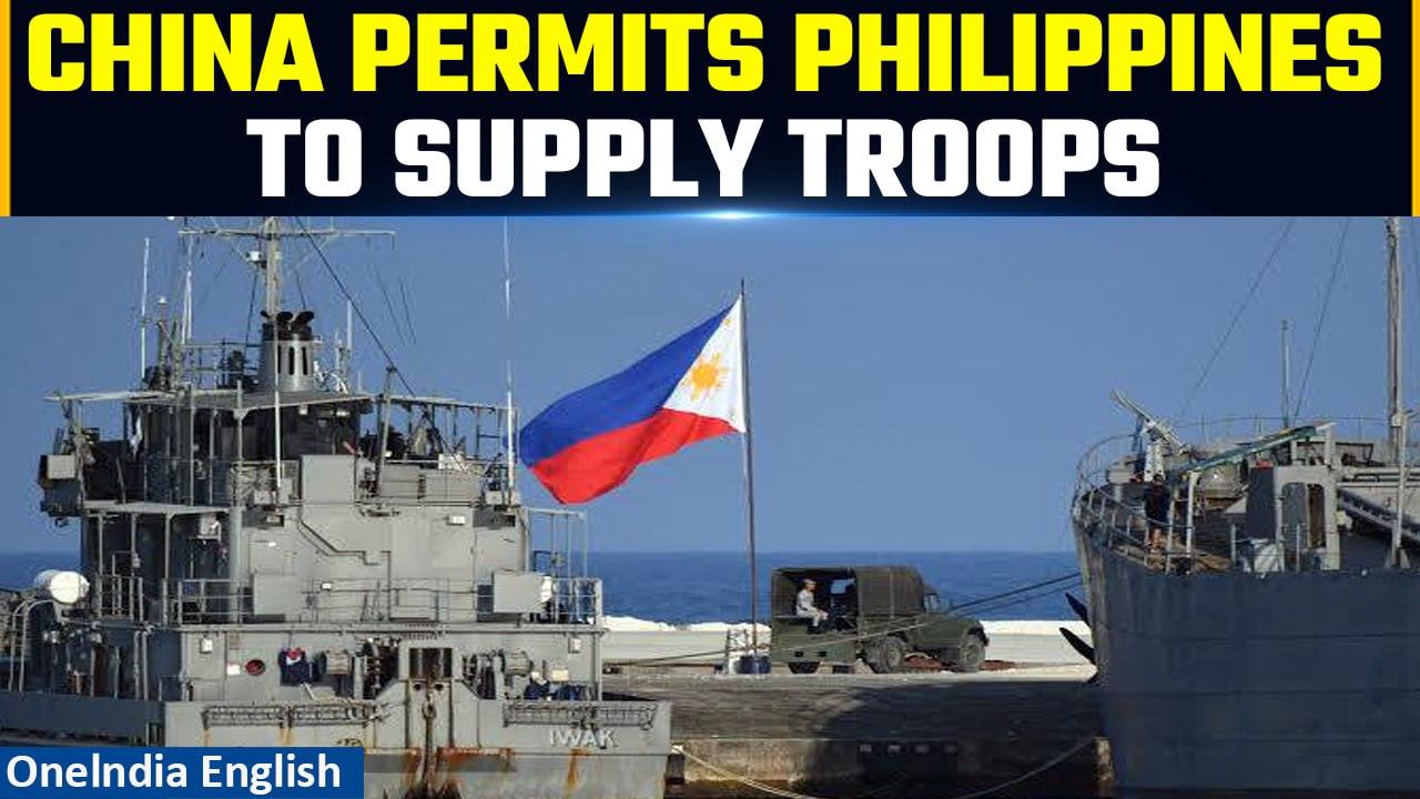 China allows Philippines to supply troops at disputed reef | South China Sea dispute | Oneindia News