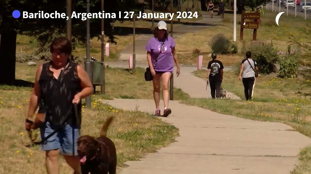 Heatwave hits Argentina tourist town as record temperatures persist in Patagonia