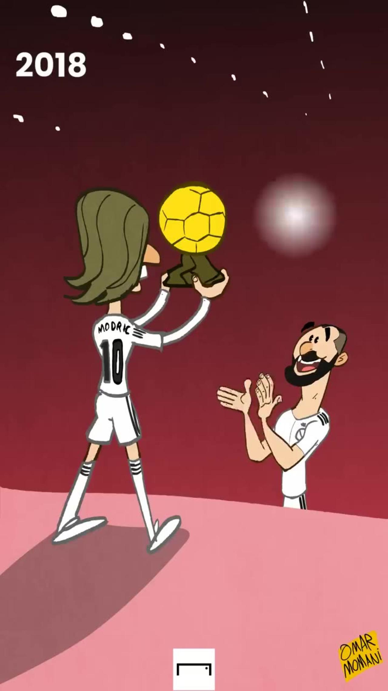Benzema wins the Ballon d'O