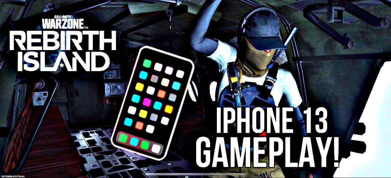 WARZONE MOBILE REBIRTH GAMEPLAY ON IPHONE 13!