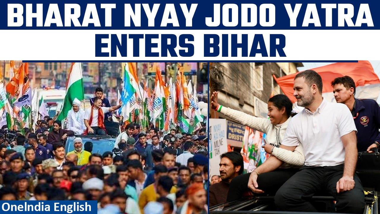 Rahul Gandhi Hits Out At Nitish Kumar As Bharat Nyay Jodo Yatra Enters Bihar Amid Political Turmoil