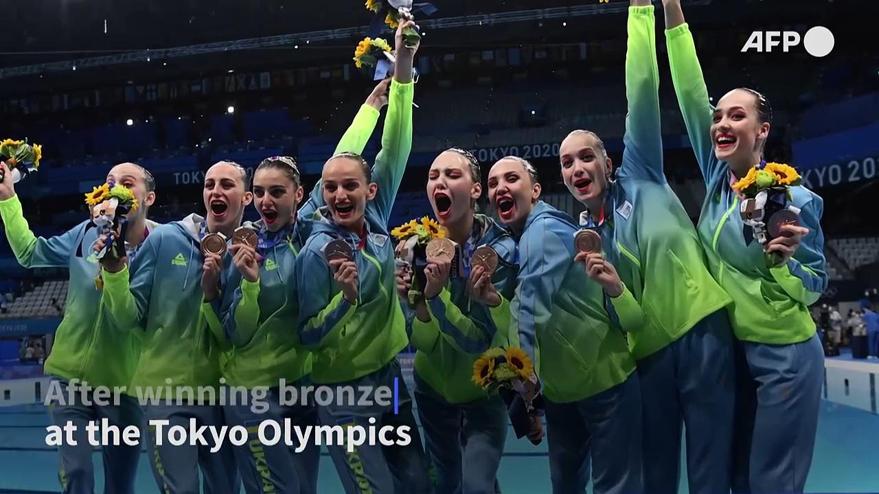 Ukrainian twin sisters dive into the unknown ahead of Paris Olympics