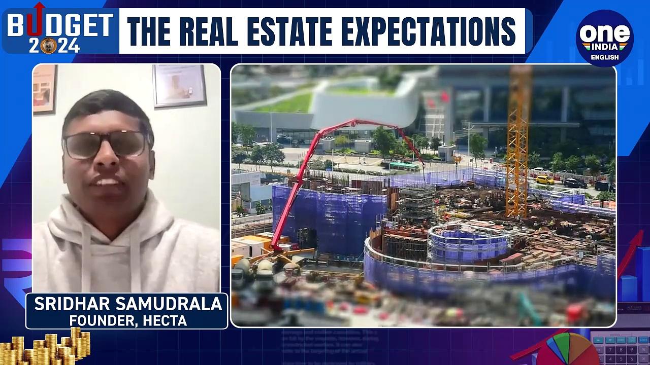 BUDGET 2024: Sridhar Samudrala, Founder, Hecta on India's Real Estate Expectations| Oneindia
